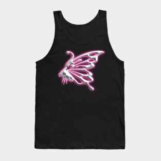 Wolf and butterfly 3d super soft blend drawing cute cool colorful Tank Top